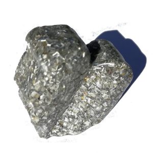 Orgonita / Electronite Hoja Corazón decorativa