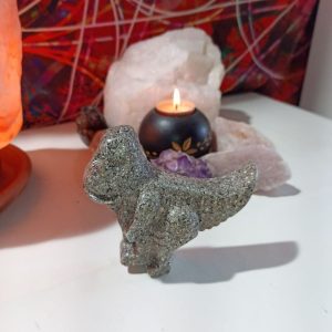 Orgonita / Electronite Dinosaurio decorativo Grande Mod. 1