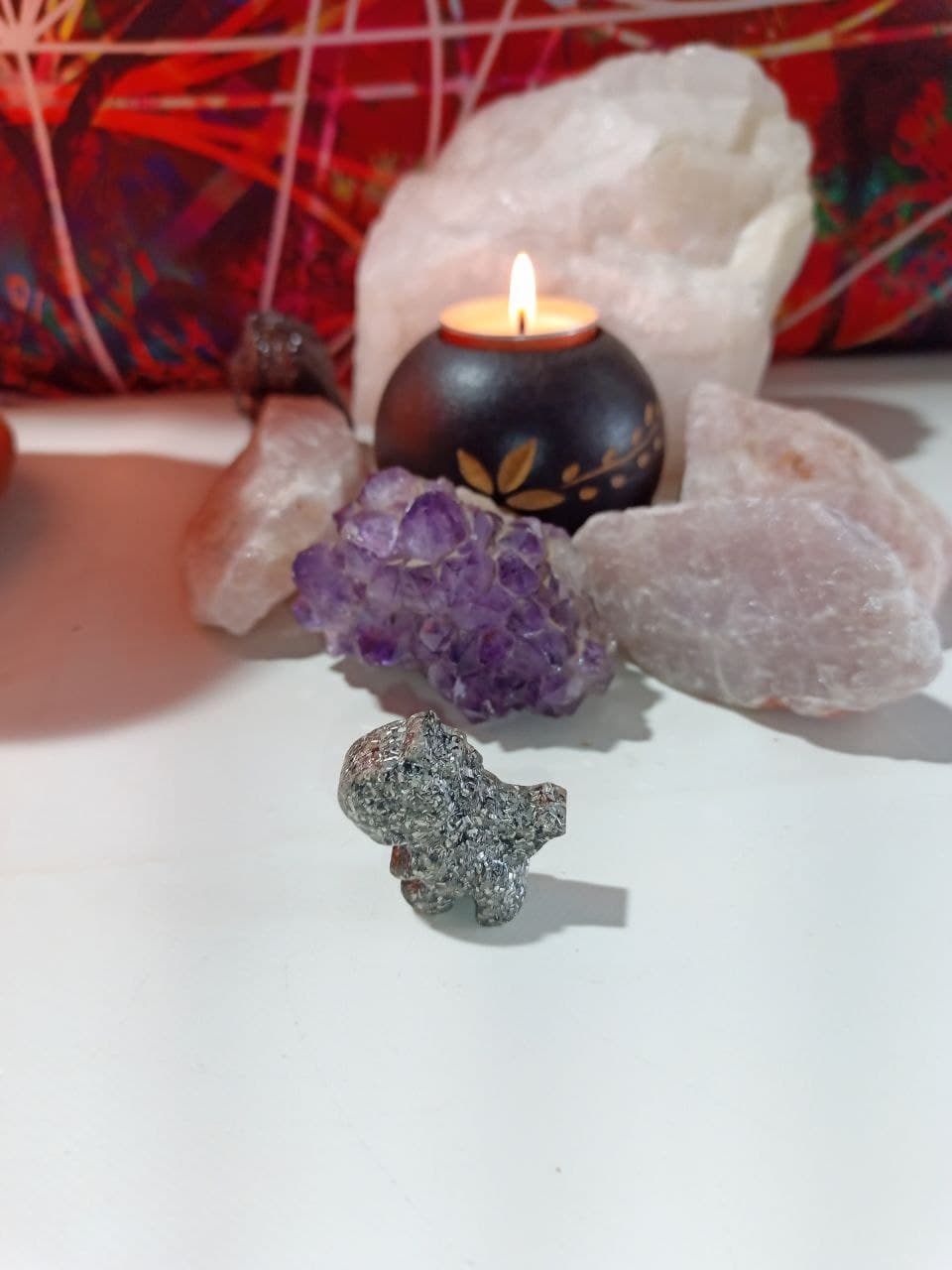 Orgonita / Electronite Dinosaurio decorativo pequeño Mod. 3. - Imagen 3