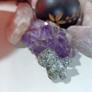 Orgonita / Electronite Dinosaurio decorativo pequeño Mod. 3.