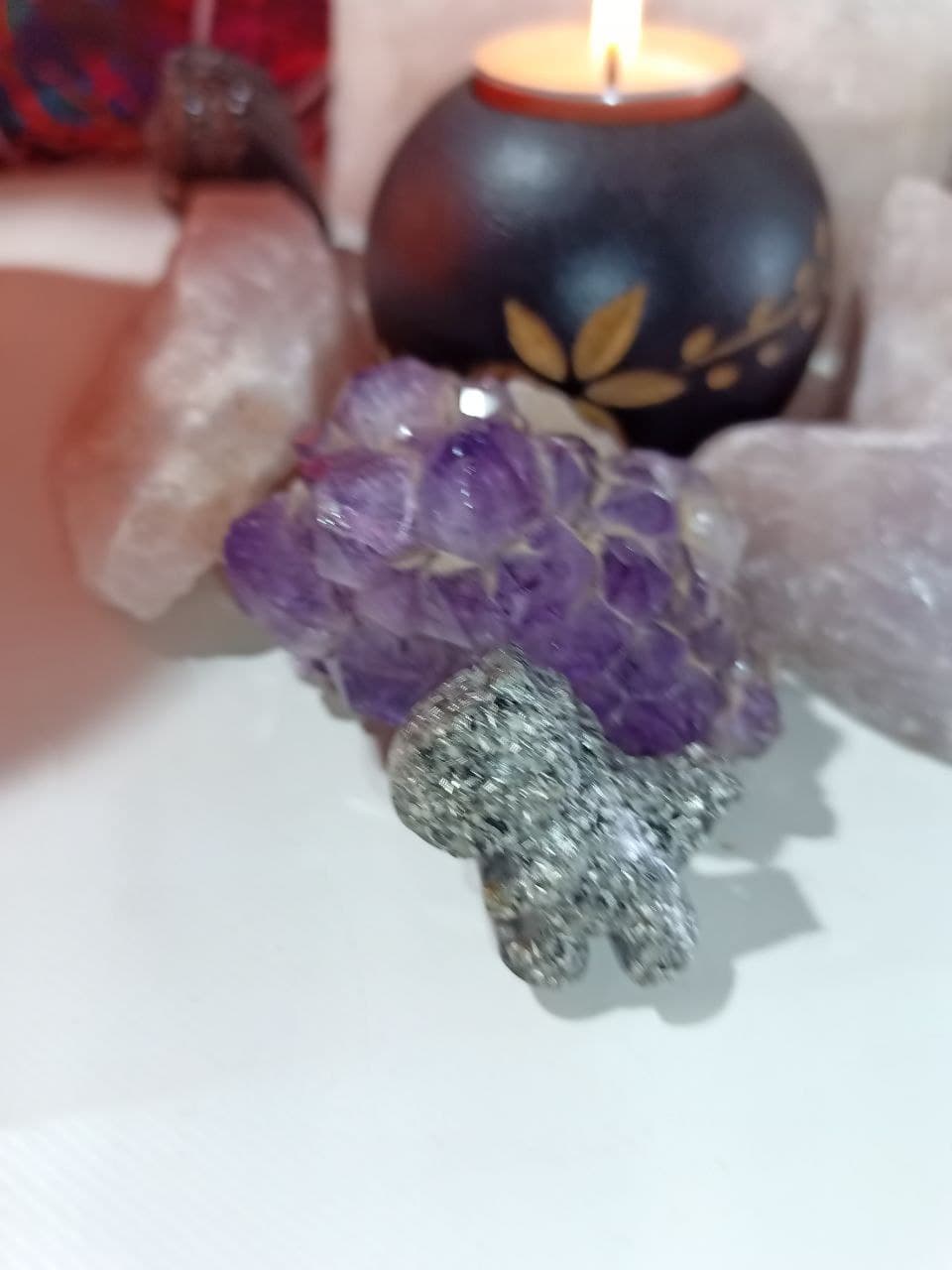 Orgonita / Electronite Dinosaurio decorativo pequeño Mod. 3.