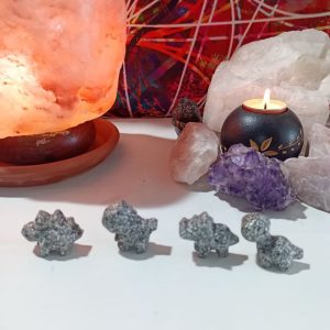 Orgonita / Electronite Dinosaurio Decorativo Pequeño Mod. 2.