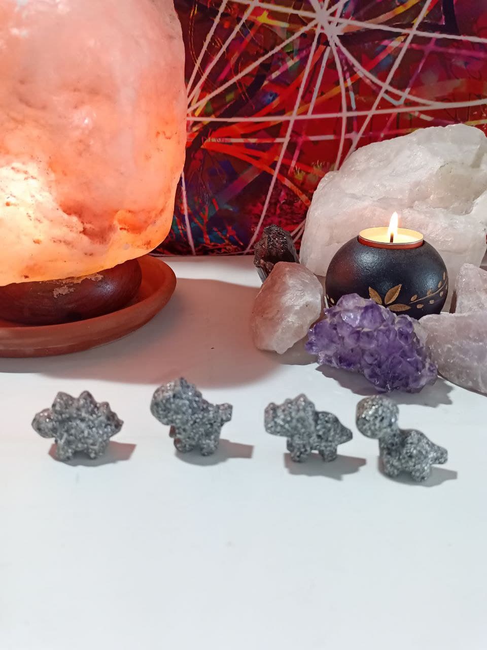 Orgonita / Electronite Dinosaurio Decorativo Pequeño Mod. 2. - Imagen 3