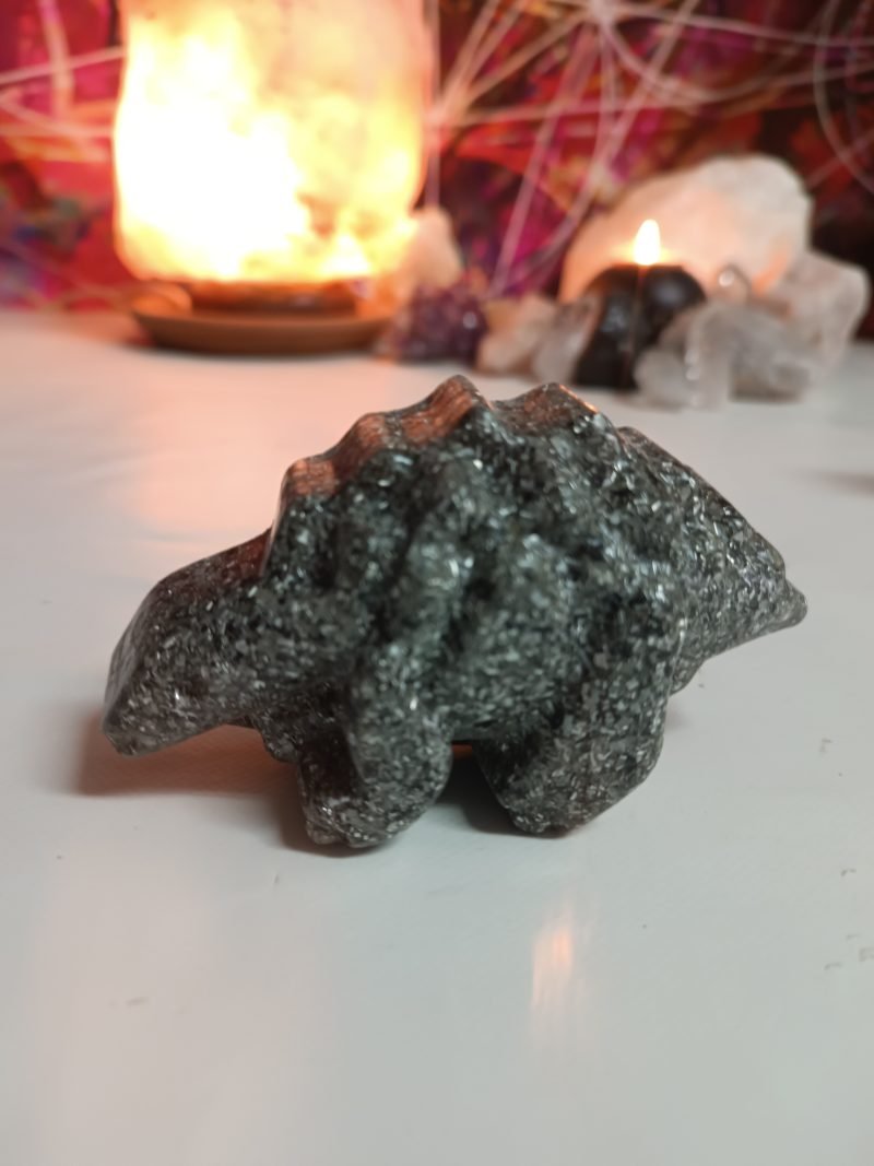 Orgonita / Electronite Dinosaurio decorativo Grande Mod. 3