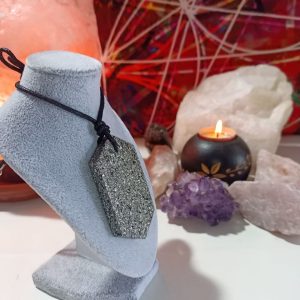 Orgonita / Electronite Colgante Chapa Hexagonal.