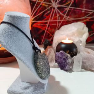 Orgonita / Electronite Colgante Círculo Grande.