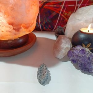 Orgonita / Electronite Hoja Alargada decorativa con Picos