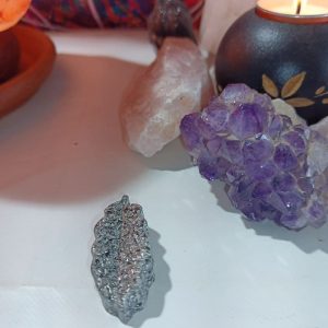 Orgonita / Electronite Hoja Alargada decorativa con Picos