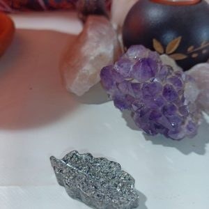 Orgonita / Electronite Hoja Alargada decorativa con Picos