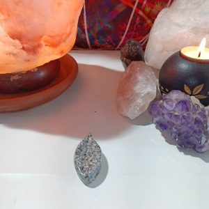 Orgonita / Electronite Hoja Alargada decorativa punta