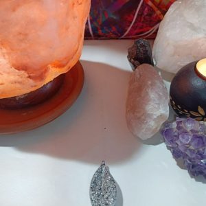 Orgonita / Electronite Hoja Alargada decorativa punta