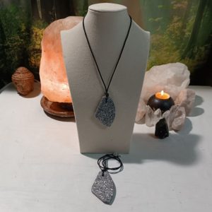 Orgonita / Electronite Colgante Abstracto Grande