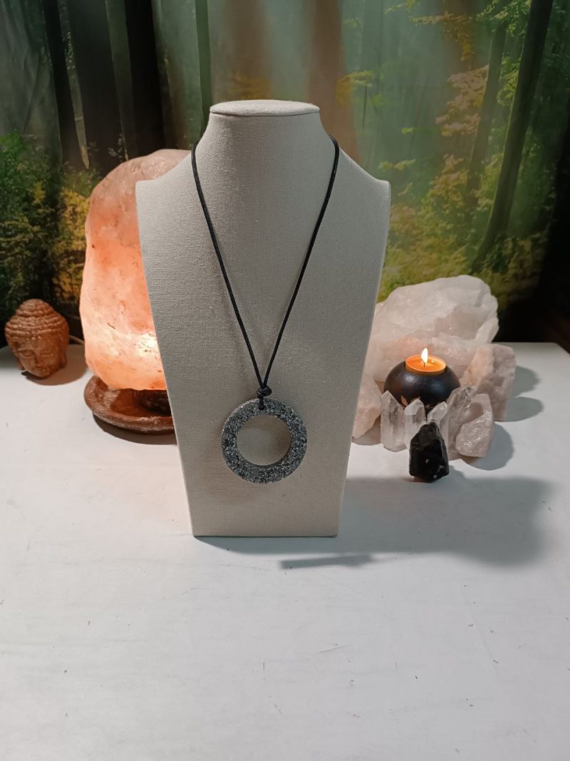 Orgonita / Electronite Colgante Aro Grande. - Imagen 3