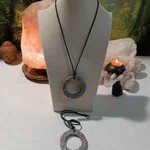 Orgonita / Electronite Colgante Aro Grande.