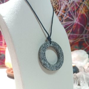 Orgonita / Electronite Colgante Aro Grande.