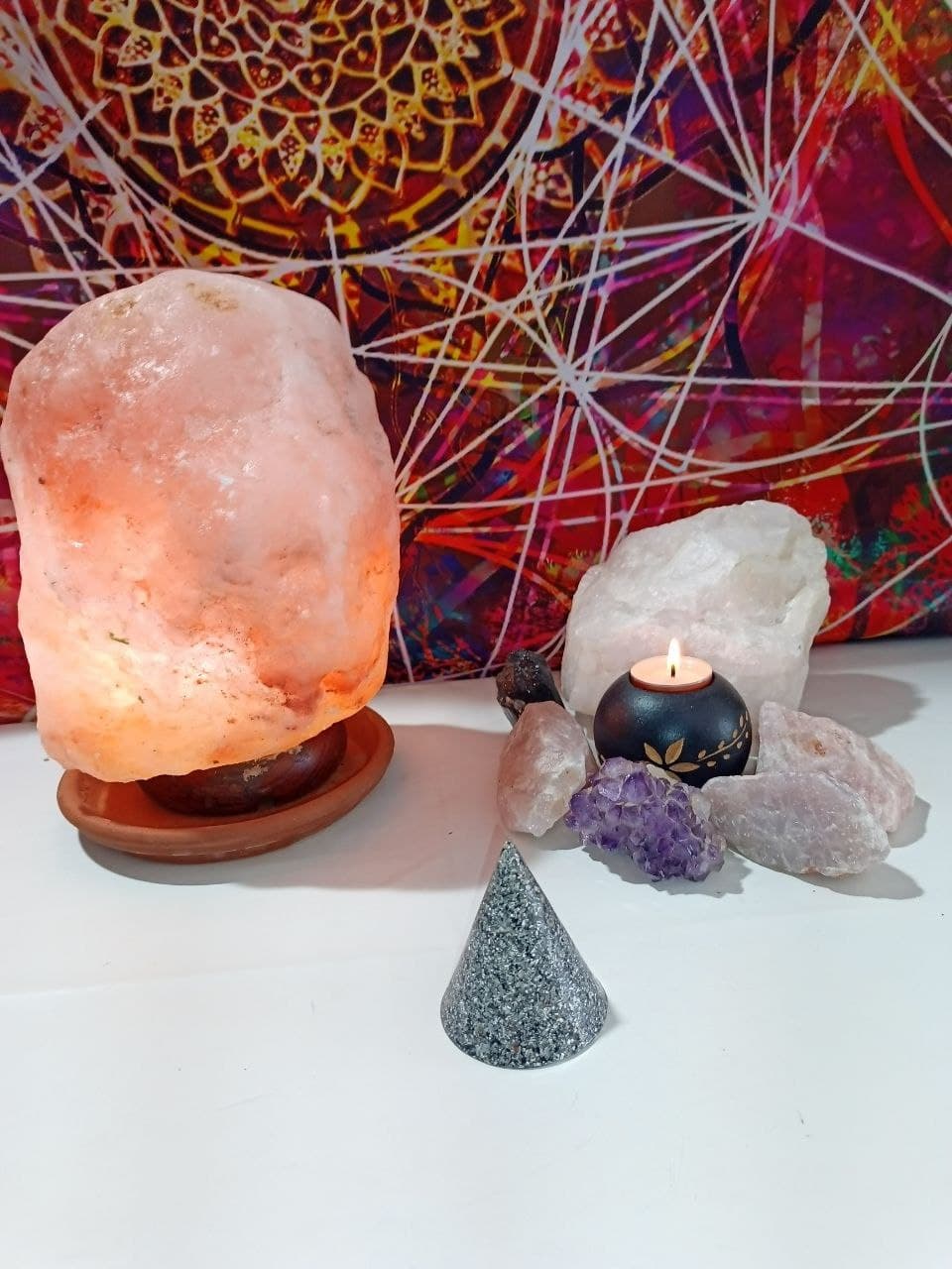 Orgonita / Electronite Pirámide Cono - Imagen 3