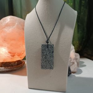 Orgonita / Electronite Colgante Chapa Rectangular.