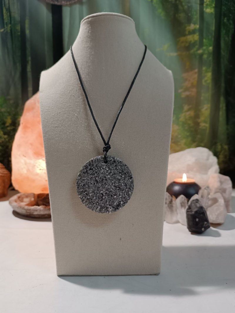 Orgonita / Electronite Colgante Círculo Grande.