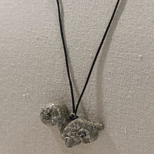 Orgonita / Electronite Colgante Dinosaurio pequeño mod 1.