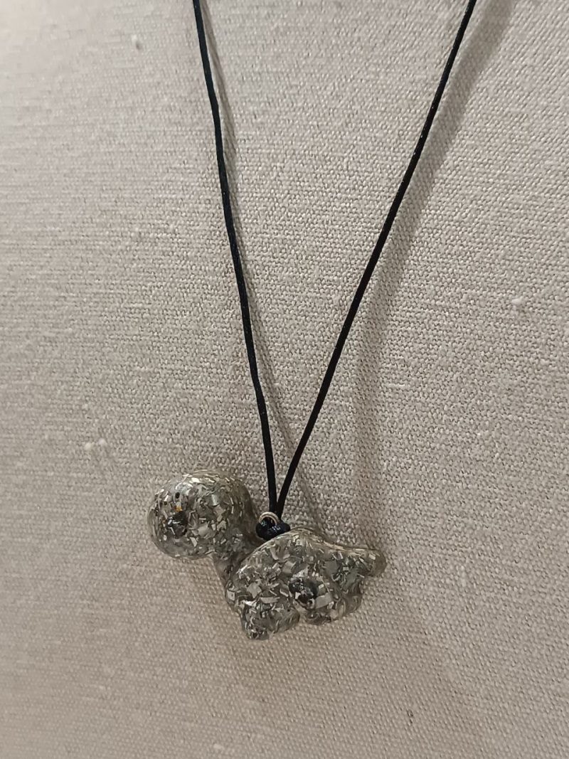 Orgonita / Electronite Colgante Dinosaurio pequeño mod 1.