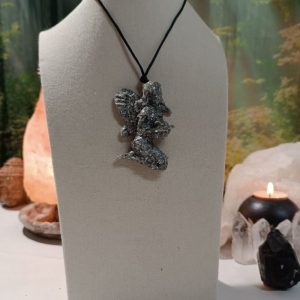 Orgonita / Electronite Colgante forma de Hada 1 ala