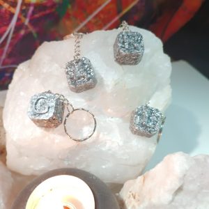 Orgonita / Electronite Llavero con Inicial