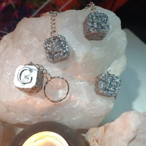 Orgonita / Electronite Llavero con Inicial