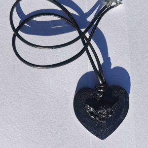 Colgante Corazón Ángel Orgonita MAGNETITA