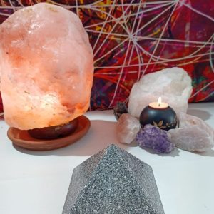 Orgonita / Electronite Pirámide Super Grande 4 lados