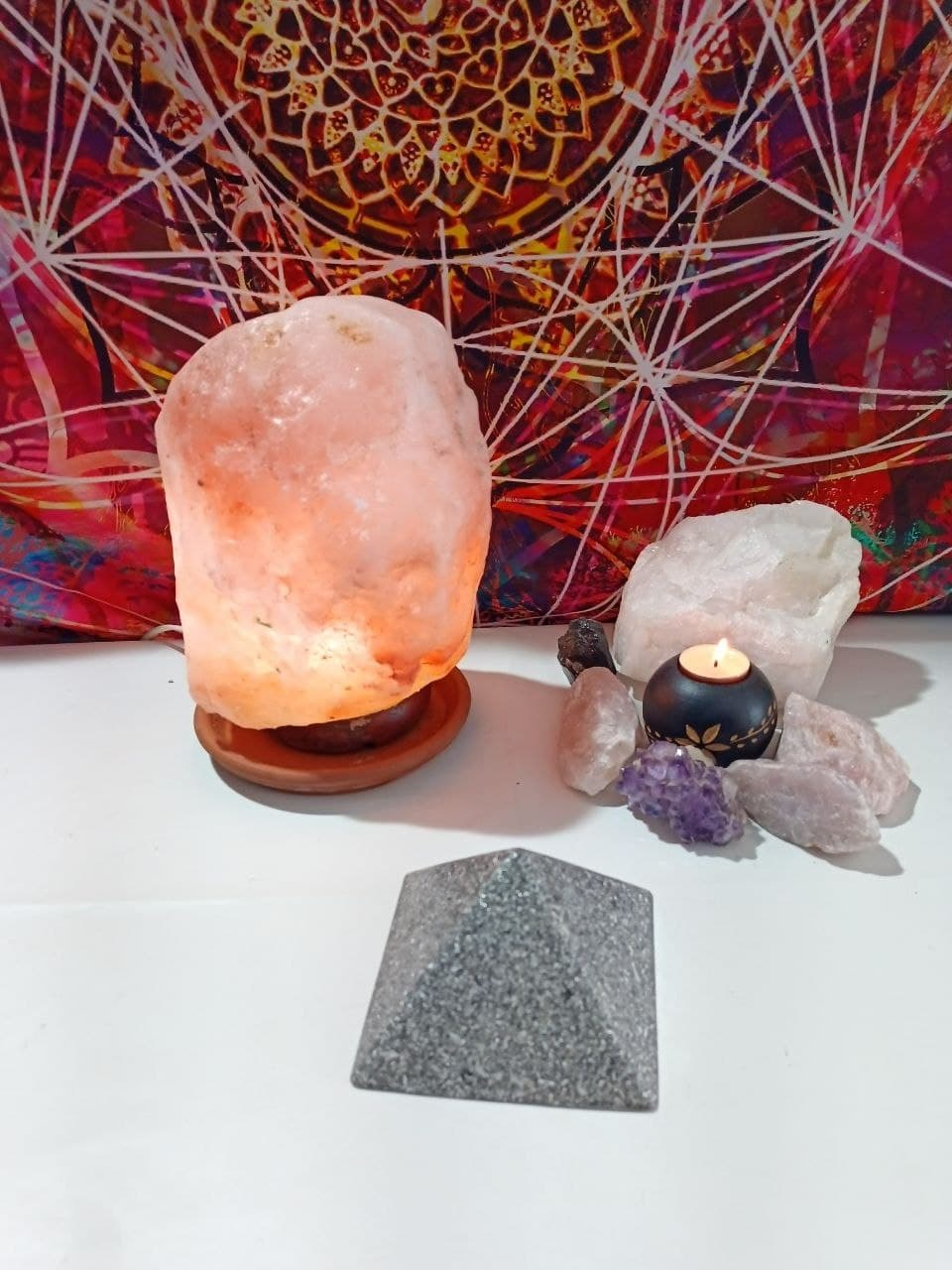 Orgonita / Electronite Pirámide Super Grande 4 lados - Imagen 2