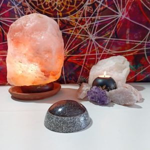 Orgonita viruta de hierro y aluminio Semiesfera