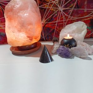 Orgonita VIRUTA DE HIERRO Pirámide cono