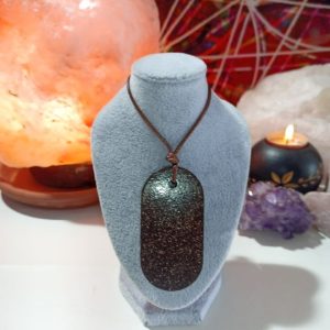 Orgonita VIRUTA PEQUEÑA DE HIERRO colgante Chapa Militar