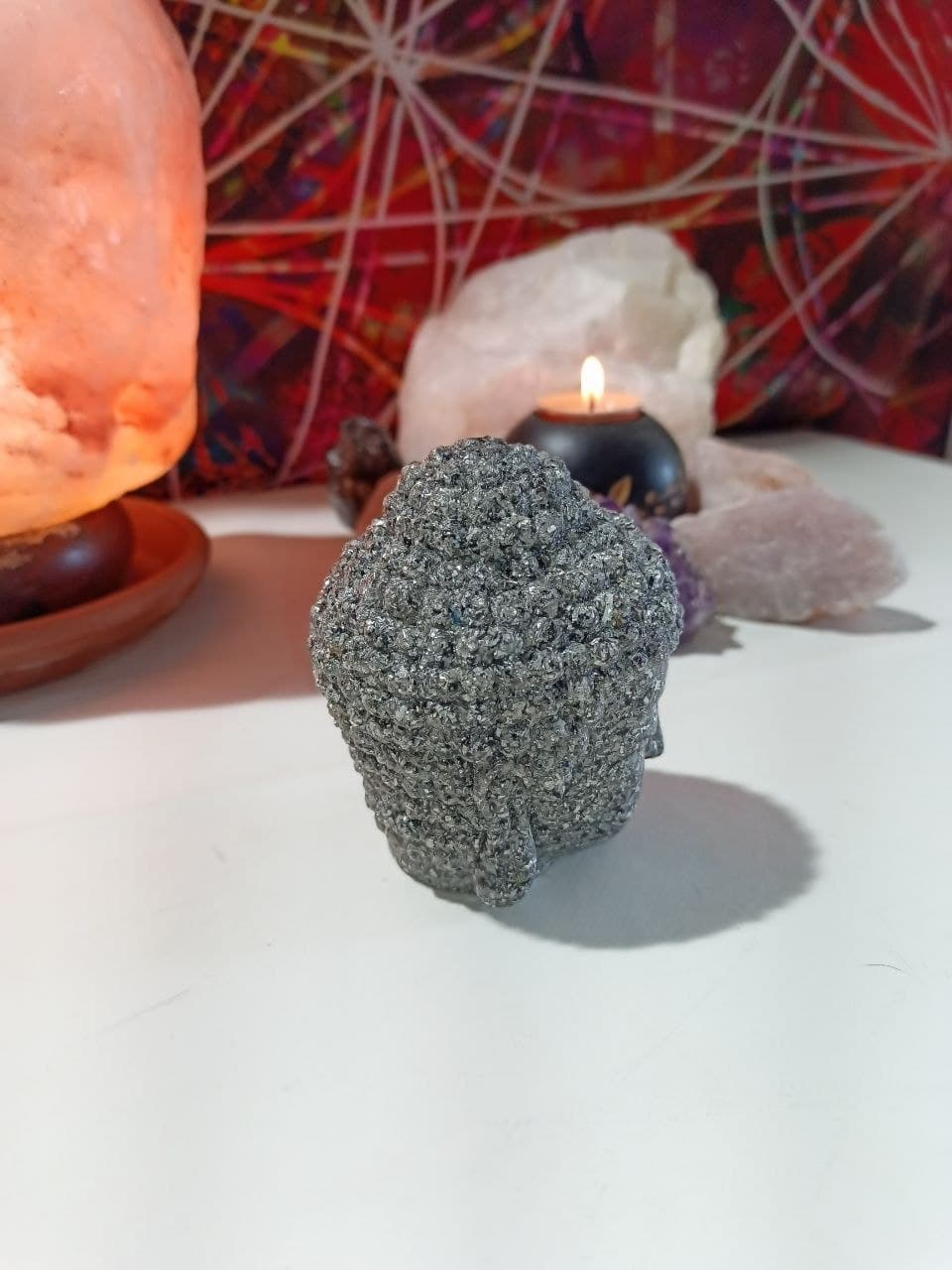 Orgonita / Electronite formato cabeza Buda - Imagen 5