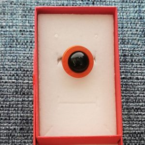 Anillo de Shungita y madera 2 colores