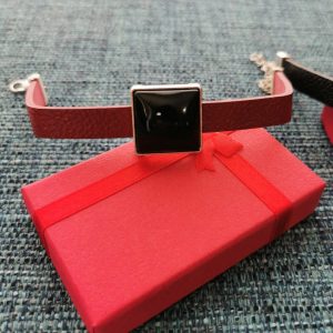 Pulsera de Shungita formato Cuadrada 2 Colores