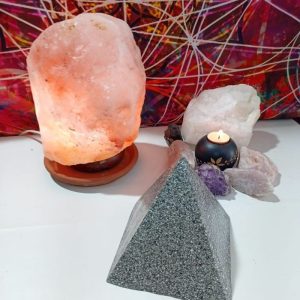 Orgonita / Electronite Formato Pirámide Maxi Grande 4 lados