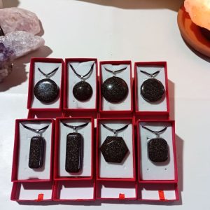 Orgonita VIRUTA PEQUEÑA DE HIERRO colgante Semicírculo Grande