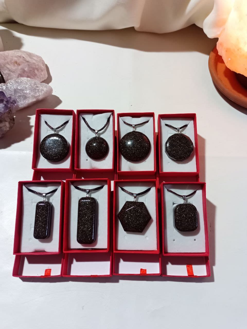 Orgonita VIRUTA PEQUEÑA DE HIERRO colgante Cuadrado - Imagen 5