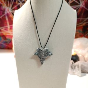 Orgonita / Electronite Colgante Hoja en Punta