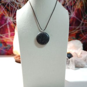 Orgonita VIRUTA PEQUEÑA DE HIERRO colgante Círculo