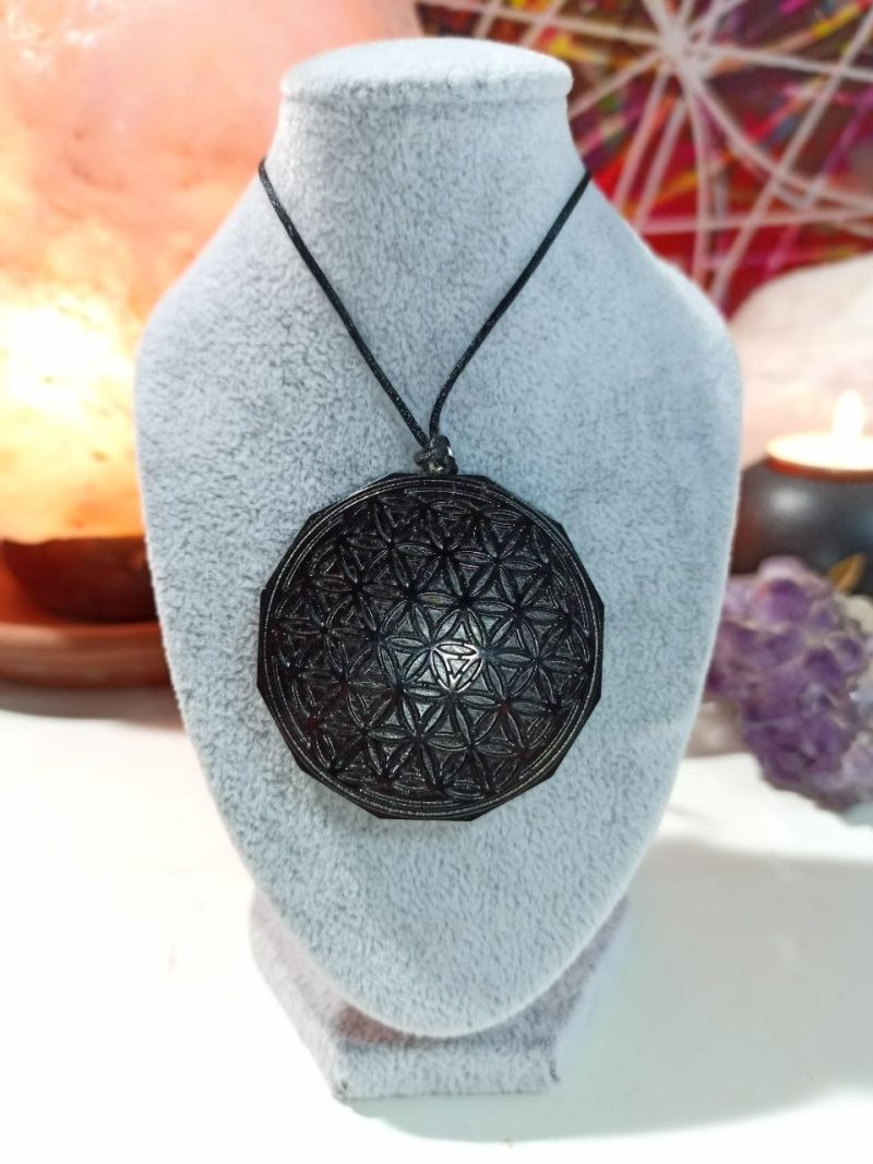 Orgonita Flor de la Vida Magnetita Colgante