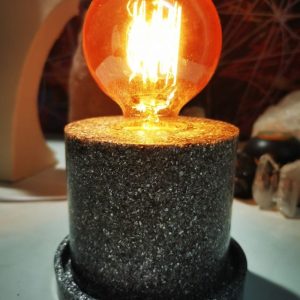 Lámpara formato CILINDRO mesita Orgonita / Electronite