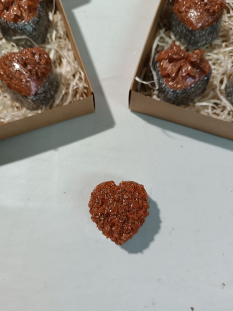 Orgonita / Electronite Conjunto corazones Color - Imagen 5
