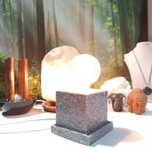 Lámpara mesita CUADRADA Orgonita / Electronite