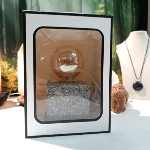 Lámpara mesita CUADRADA Orgonita / Electronite