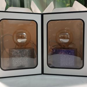 Lámpara mesita formato HEXAGONAL Orgonita / Electronite