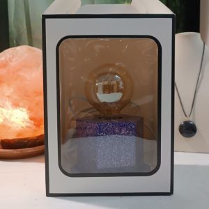 Lámpara mesita formato HEXAGONAL Orgonita / Electronite